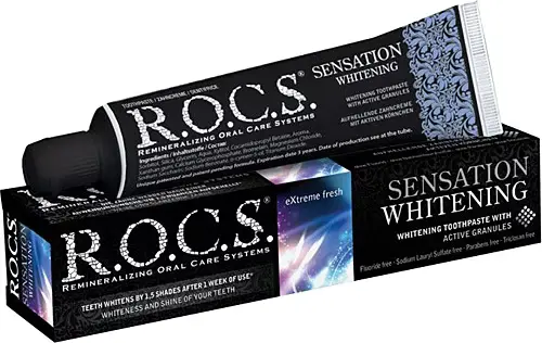 En iyi diş macunu - Rocs Sensation Whitening