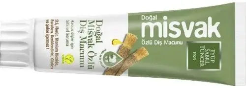 Yerli Diş Macunu - Eyüp Sabri Tuncer Doğal Misvak Özlü
