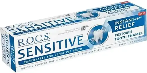 en iyi diş macunu hangisi - Rocs Sensitive Instant Relief
