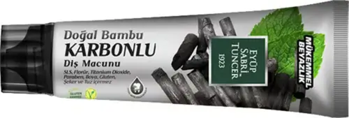 yerli diş macunu - Eyüp Sabri Tuncer Doğal Bambu Karbonlu